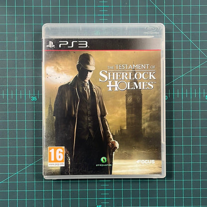 The Testament of Sherlock Holmes | PS3 | PlayStation 3 | Used game - RetroguySA
