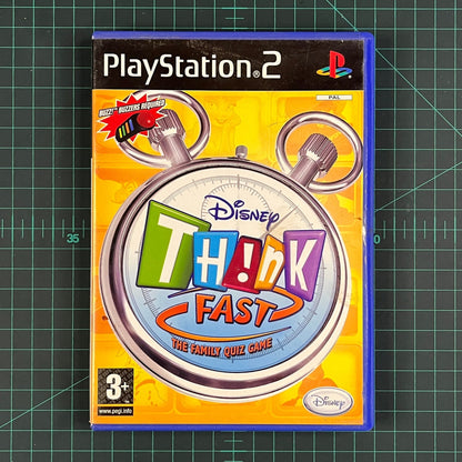 Think Fast | PlayStation 2 | PS2 | Used Game | No Manual - RetroguySA