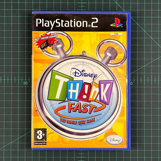 Think Fast | PlayStation 2 | PS2 | Used Game | No Manual - RetroguySA
