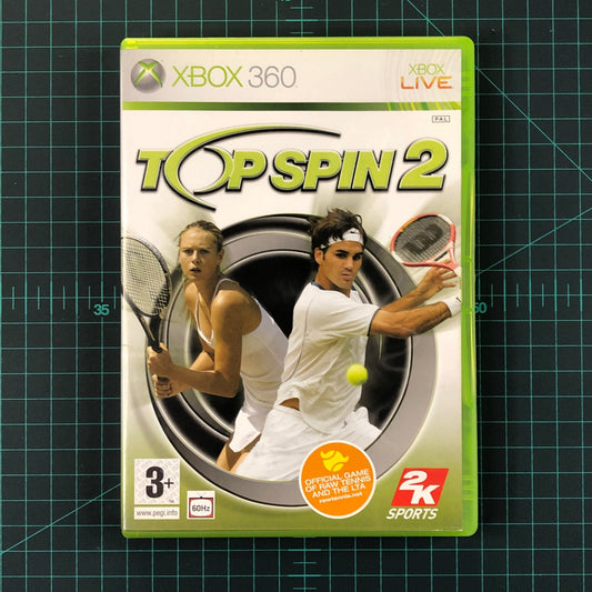 TOP SPIN 2 | XBOX 360 | Used Game - RetroguySA