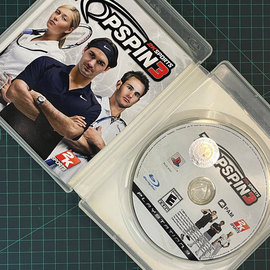 Top Spin 3 | PlayStation 3 | PS3 | Used Game - RetroguySA