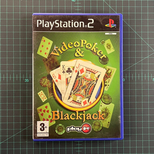 Video Poker & Blackjack | PS2 | PlayStation 2 | Used Game - RetroguySA