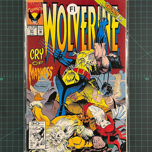 Wolverine 51 | 1992 | Comic | Marvel | Comic Book - RetroguySA