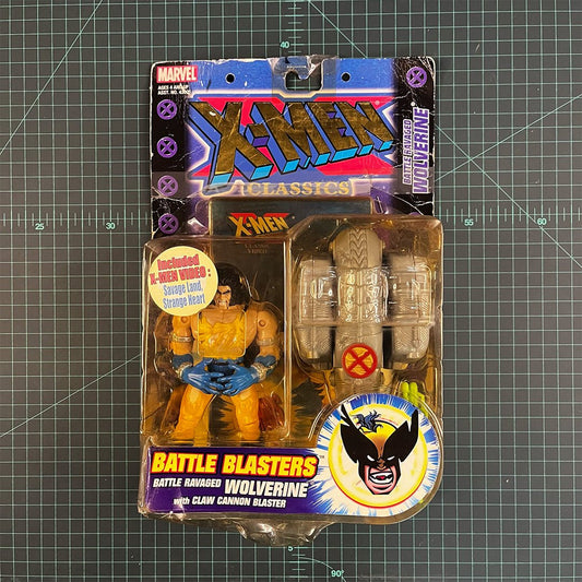 Wolverine | X - Men: Classics Battle Blasters | Including VHS | 2000 | Toy Biz | Figurine | Collectible | Toy | CIB - RetroguySA