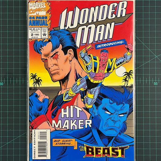 Wonder Man Annual 2 | 1993 | Comic | DC | Comic Book - RetroguySA