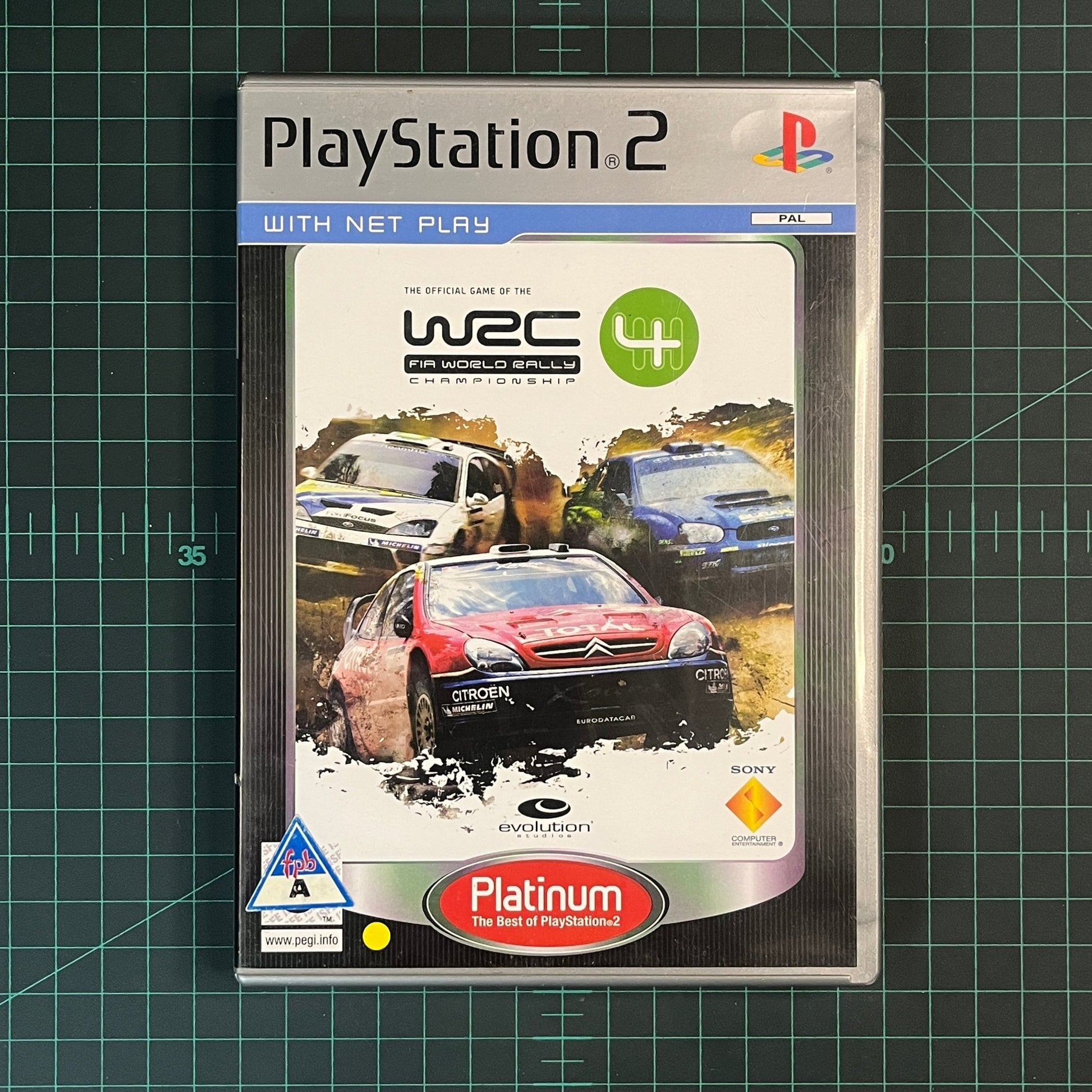 WRC: World Rally Championship 4 | PS2 | PlayStation 2 | Platinum | Used Game - RetroguySA