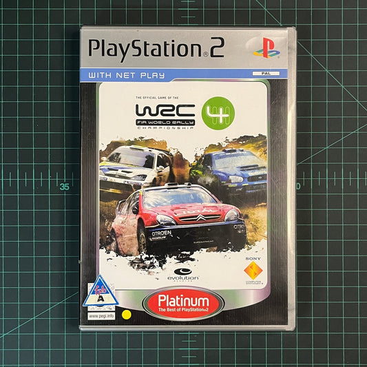 WRC: World Rally Championship 4 | PS2 | PlayStation 2 | Platinum | Used Game - RetroguySA