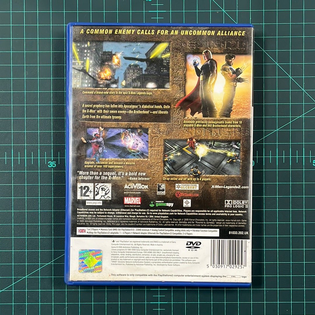 X - Men Legends II : Rise of Apocalypse | PS2 | PlayStation 2 | Used Game | No Manual - RetroguySA