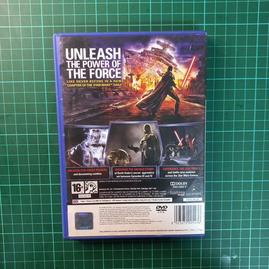 Star Wars: The Force Unleashed | PS2 | Playstation 2 | Used Game