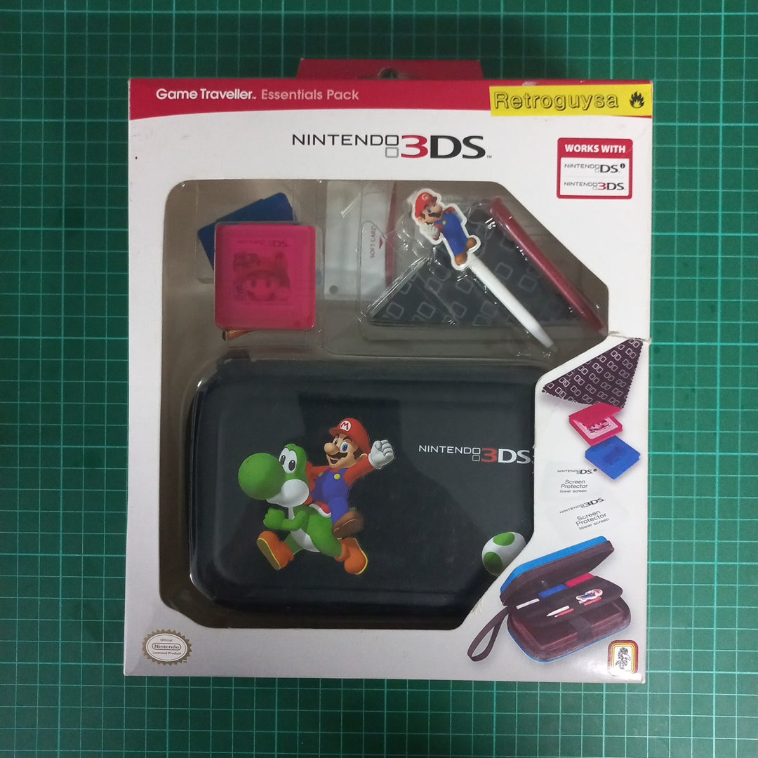 Nintendo Mario Game Traveller Pack  | 3DS | Accessories | New