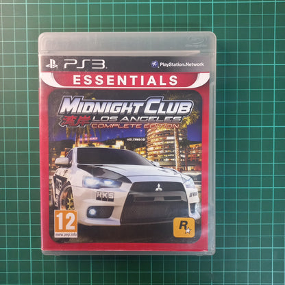 Midnight Club Los Angeles Complete Edition | PS3 | Playtstaion 3 |  Essentials | Used Game