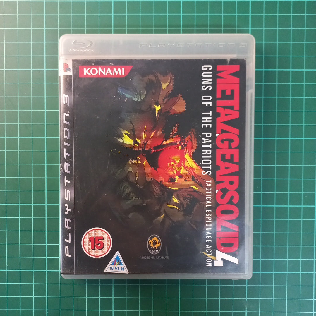 Metal Gear Solid 4 : Guns of the Patriots | PS3 | PlayStation 3 | Used Game