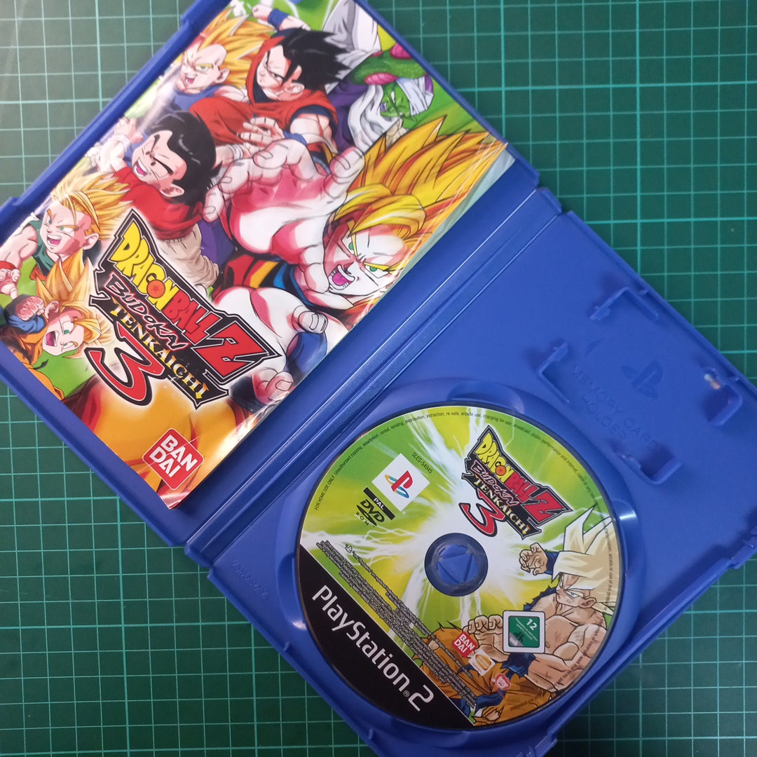 PlayStation 2 PS2 Dragon factory Ball Z Budokai Tenkaichi 3 MINT disc only no scratches