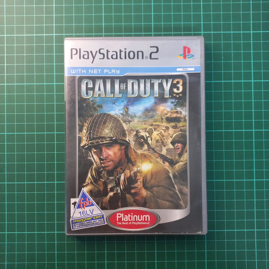 Call of Duty 3 | PS2 | Playstation 2 | Platinum | Used Game
