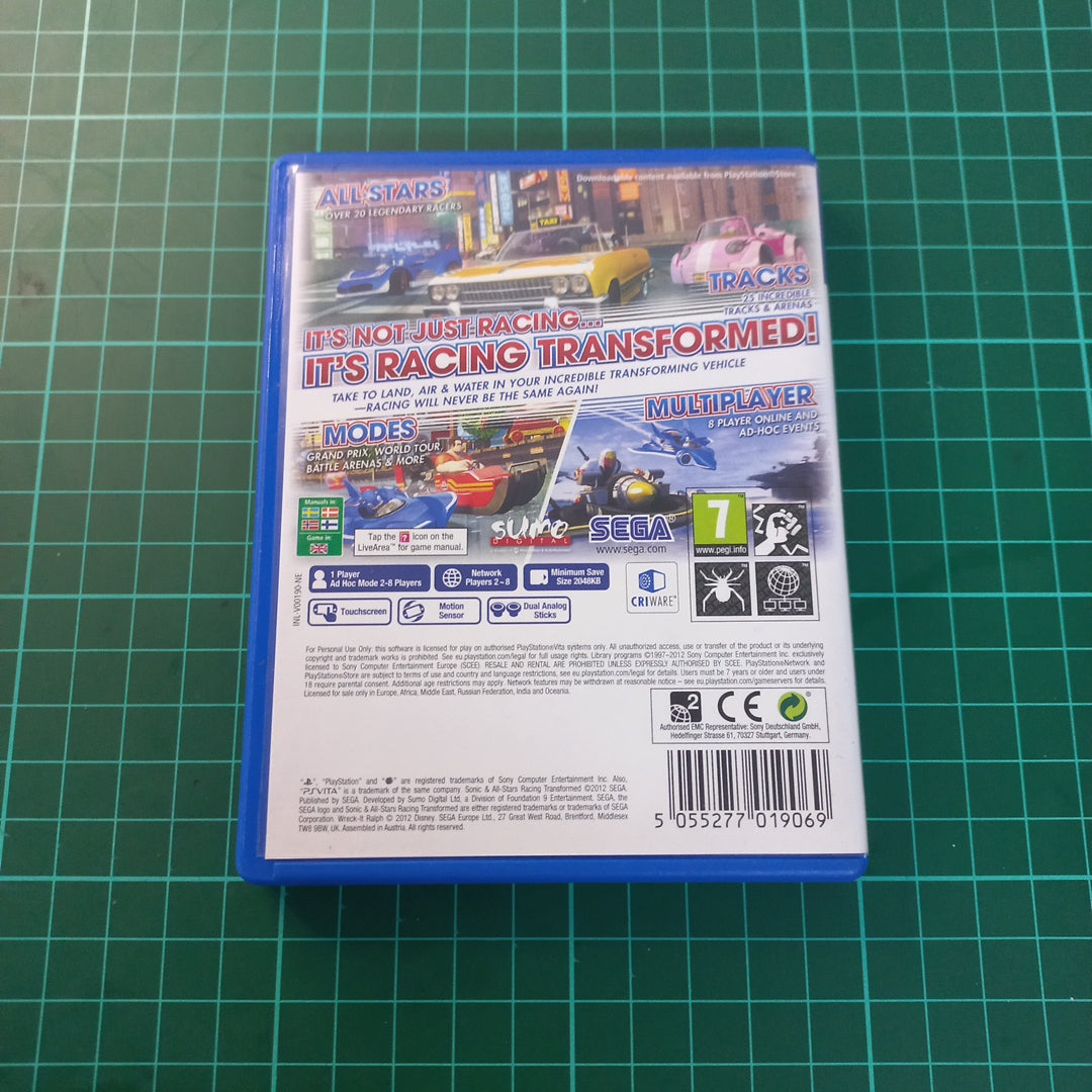 Sonic All Star Racing: Transformed | PS Vita | Sony Playstation | Used Game