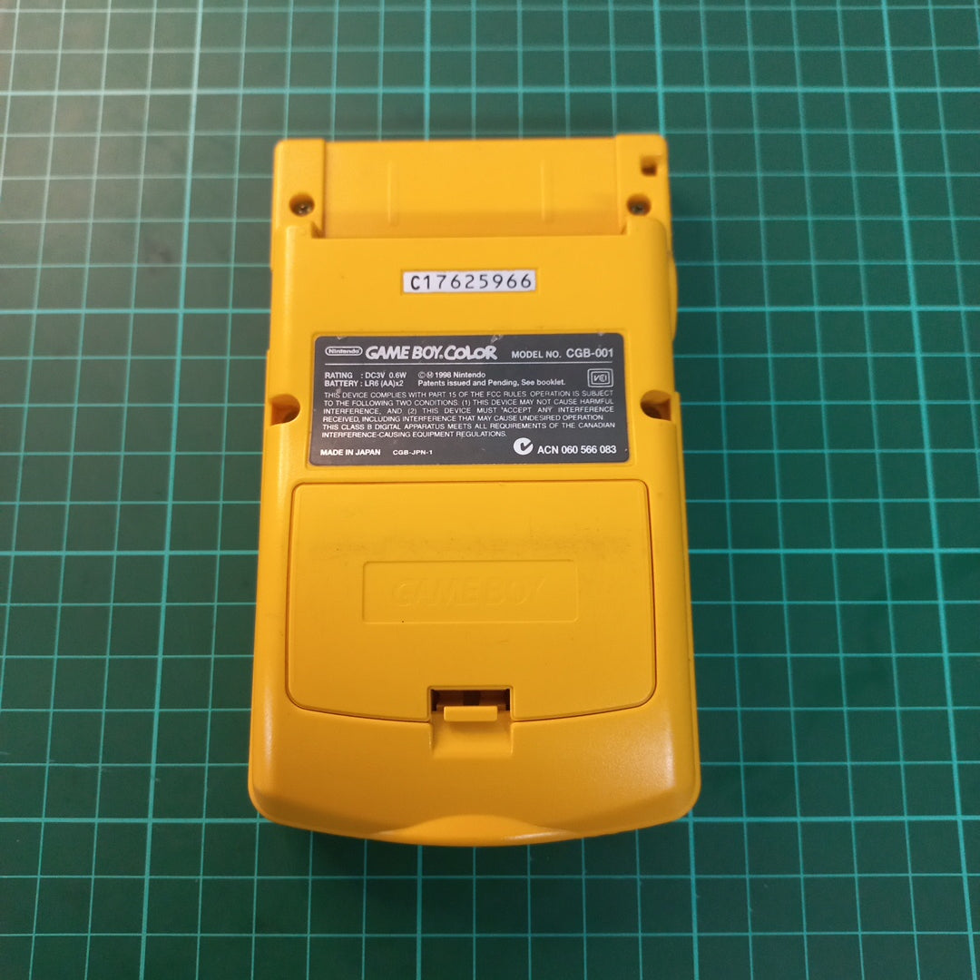 Nintendo Game Boy Color | Dandelion (Yellow) | CGB-001 | GameBoy Colour | Used Handheld Console