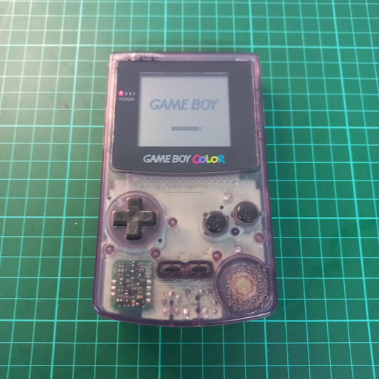 Nintendo Game Boy Color | Atomic Purple (Clear) | CGB-001 | GameBoy Colour | Used Handheld Console