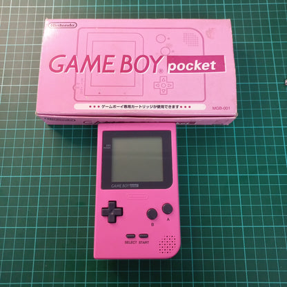 Nintendo Game Boy Pocket | Pink | MGB-001 | GameBoy | CIB | Used Handheld Console