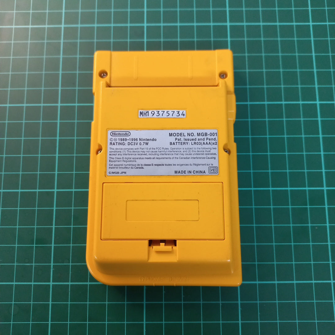 Nintendo Game Boy Pocket | Yellow | MGB-001 | GameBoy | CIB | Used Handheld Console