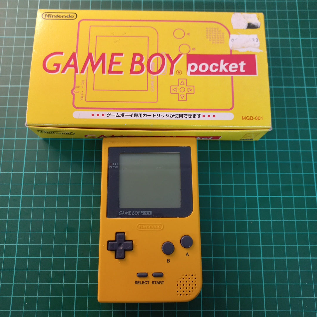 Nintendo Game Boy Pocket | Yellow | MGB-001 | GameBoy | CIB | Used Handheld Console