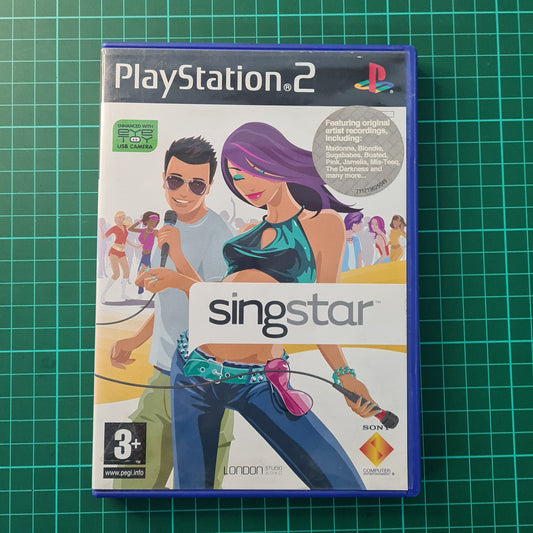 Singstar | PS2 | Playstation 2 | Used Game | Blue Cover