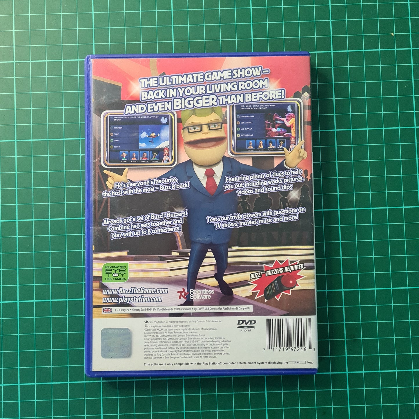 Buzz: The Big Quiz | PS2 | Playstation 2 | Used Game