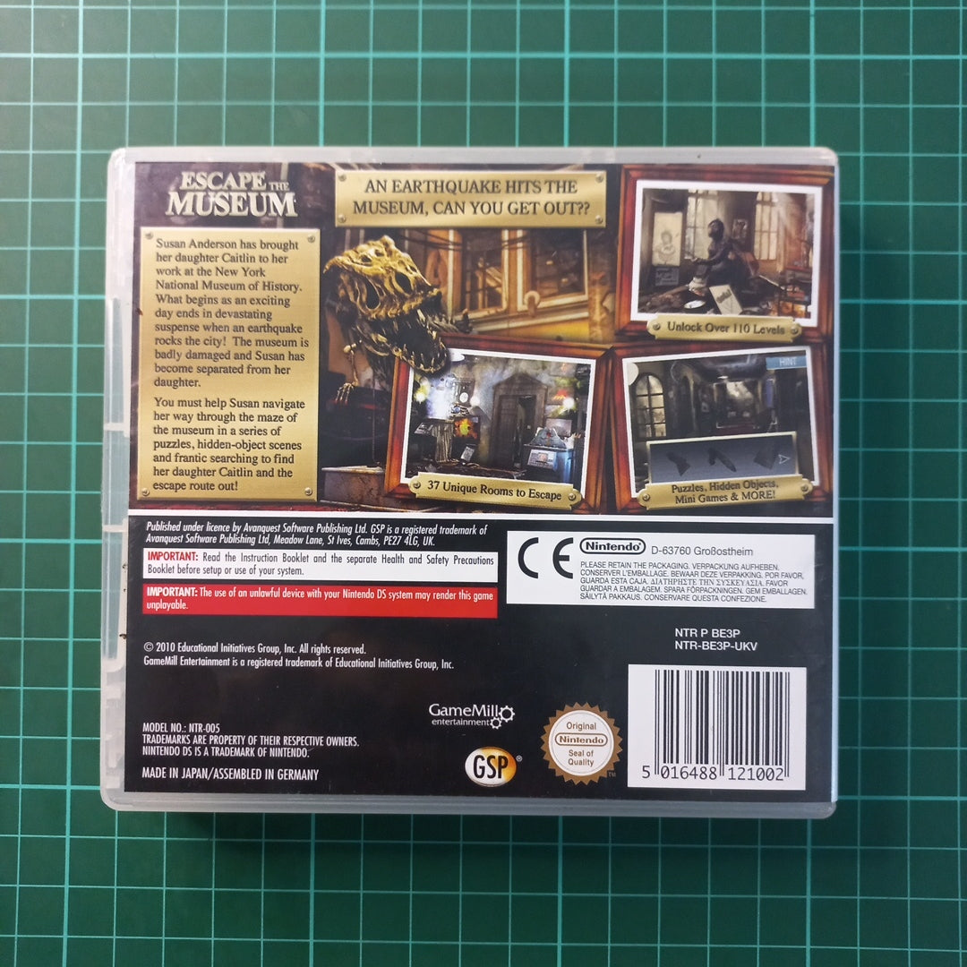 Escape the Museum | Nintendo DS | Used Game