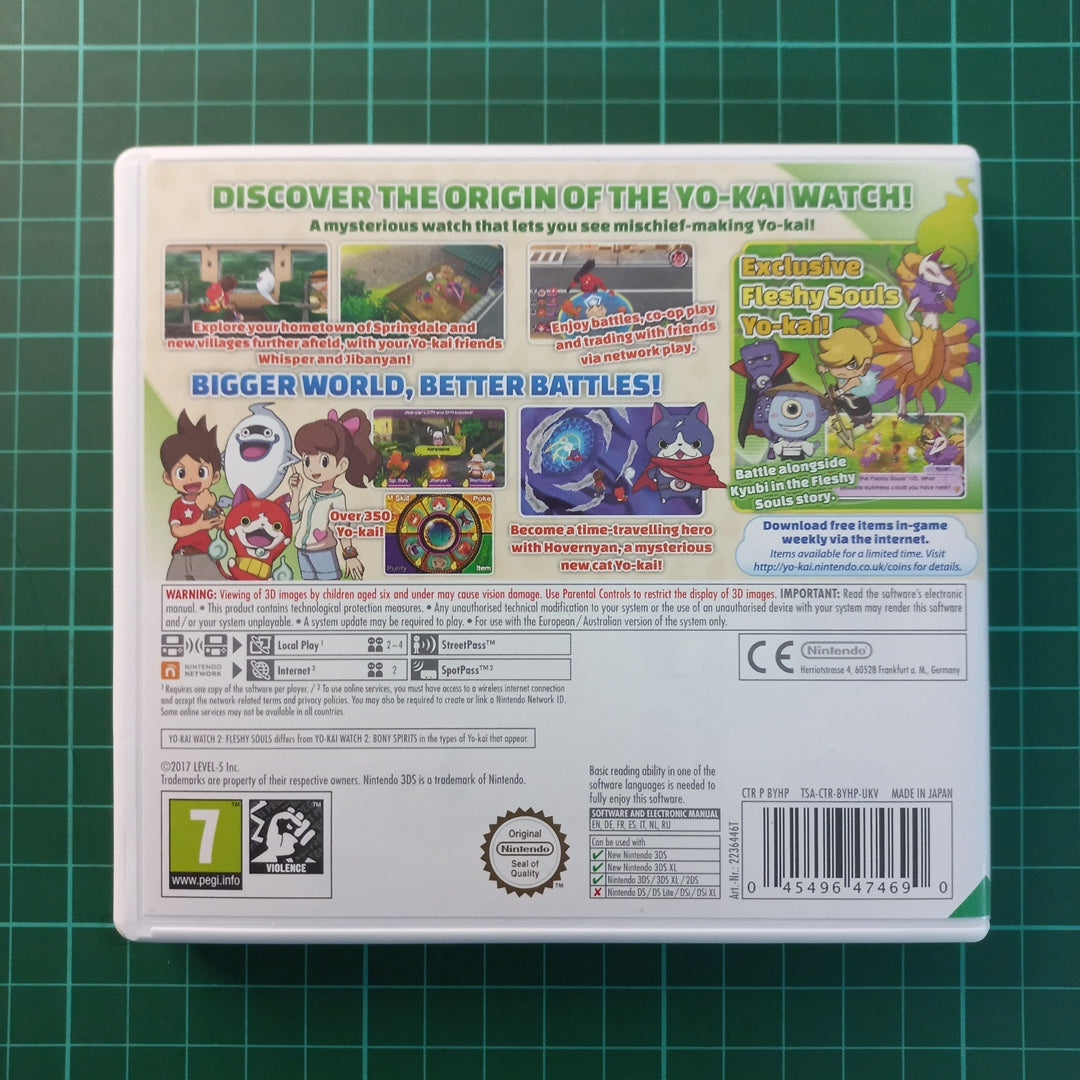 Yo-Kai Watch 2 : Fleshy Souls | Nintendo 3DS | 3DS | Used Game