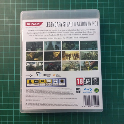 Metal Gear Solid: HD Collection | Playstation 3 | PS3 | Classics HD | Used Game