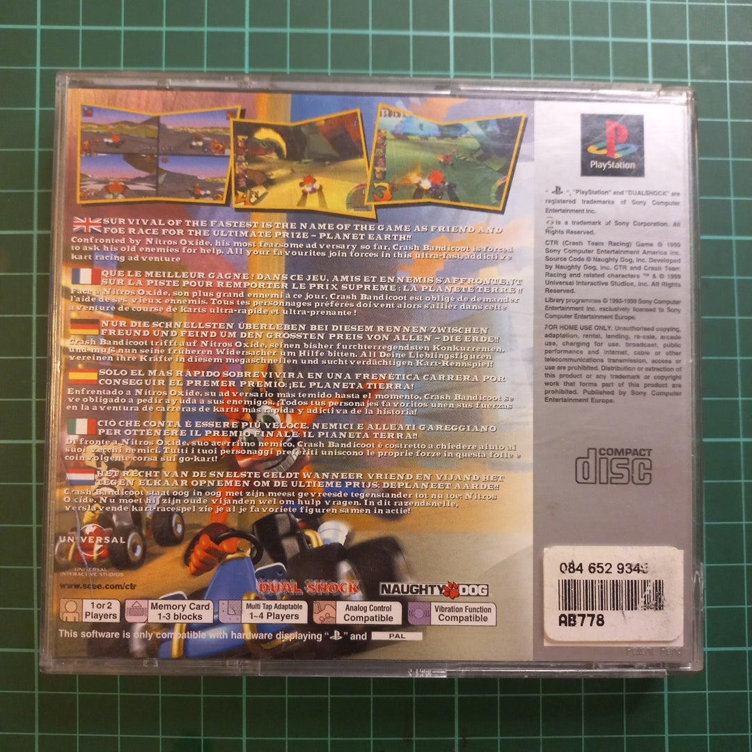 CTR Crash Team Racing | Playstation 1 | PS1 | Used Game