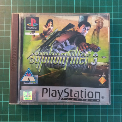 Syphon Filter 3 | PlayStation 1 | PS1 | Platinum | Used Game