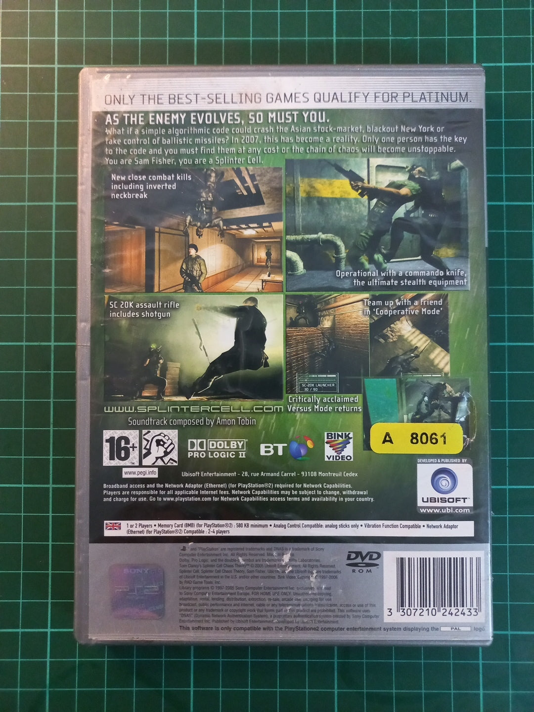 Splinter Cell : Chaos Theory | Playstaion 2 | PS2 | Used Game