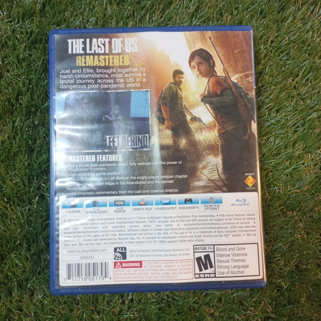 The Last of Us: Remastered | PS4 | Playstation 4 | Used Game