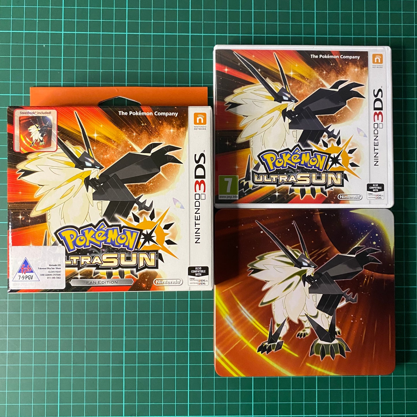 Pokemon: Ultra Sun Fan Edition | Steelbook | Nintendo 3DS | Used Game