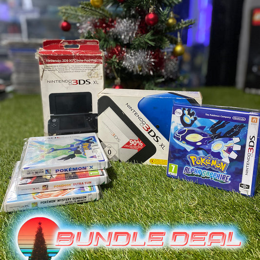 3DS XL Pokemon Bundle | Nintendo 3DS XL Bundle | Festive Bundle