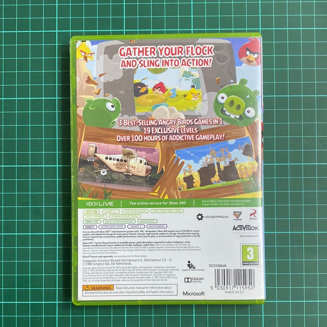 Angry Birds Trilogy | XBOX 360 | Used Game | No Manual - RetroguySA