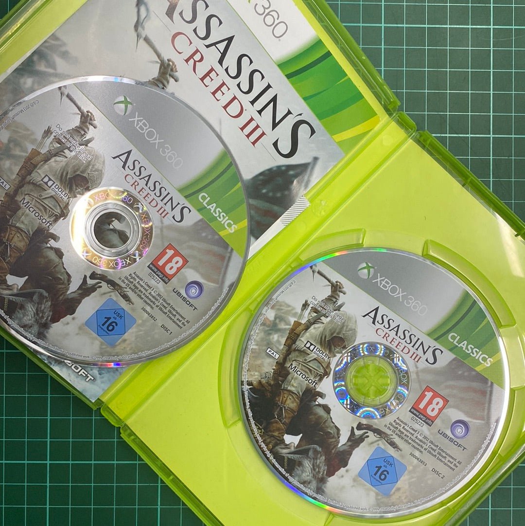 Assassin's Creed 3 (III) | XBOX 360 | Classics | Used Game - RetroguySA