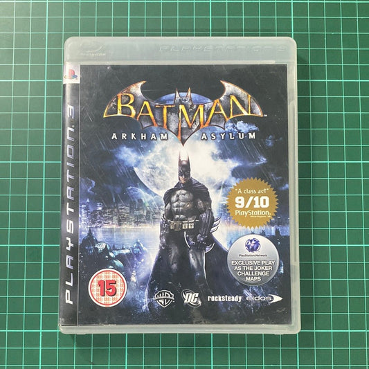 Batman : Arkham Asylum | Playstation 3 | PS3 | Used Game - RetroguySA