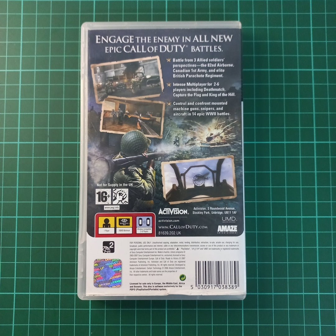 Call of Duty: Roads To Victory | PSP | Used Game - RetroguySA