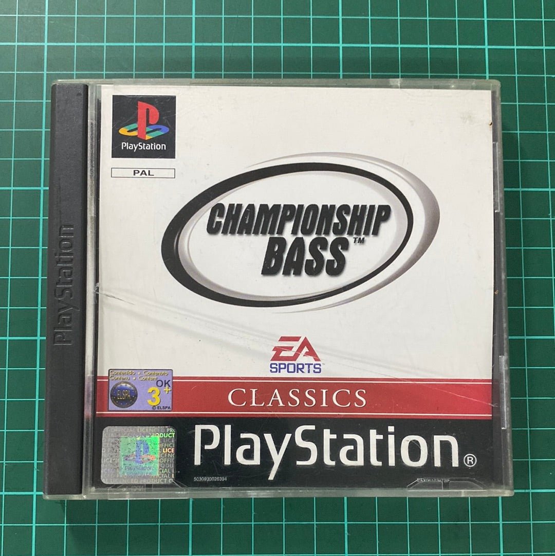 Championship Bass | PlayStation 1 | PS1 | Used Game - RetroguySA