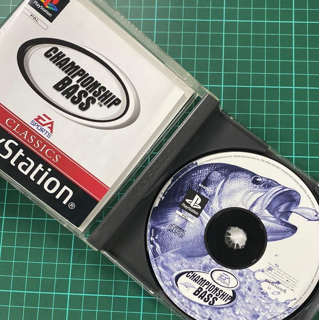 Championship Bass | PlayStation 1 | PS1 | Used Game - RetroguySA