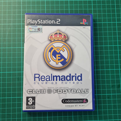 Club Football 03/04: Real Madrid | PS2 | Playstation 2 | Used Game - RetroguySA