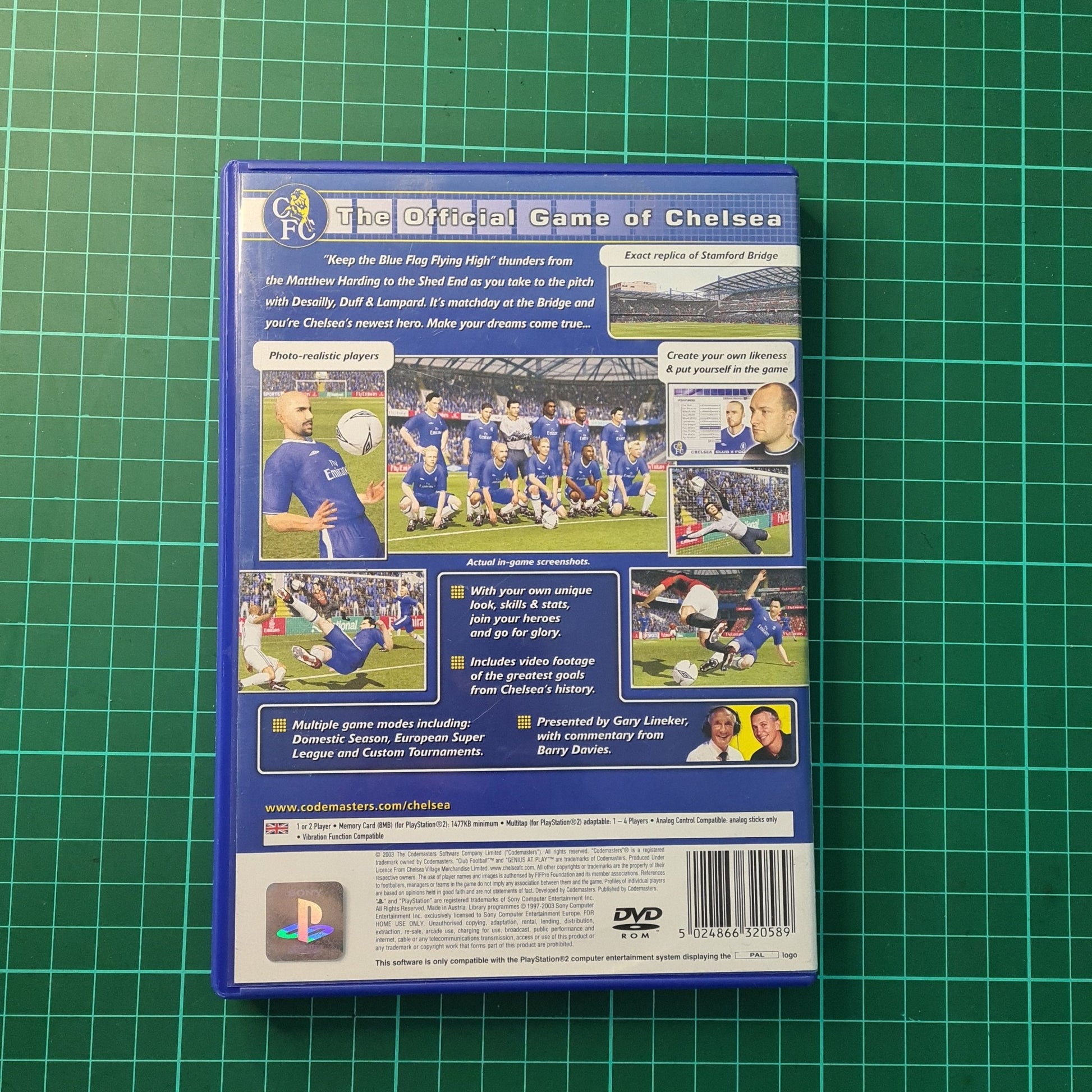 Club Football 2003/04: Chelsea | PS2 | PlayStation 2 | Used Game - RetroguySA