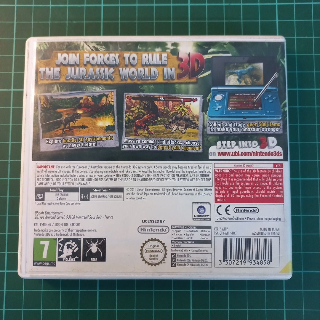 Combat of Giants : Dinosaurs 3D | Nintendo 3DS | 3DS | Used Game - RetroguySA