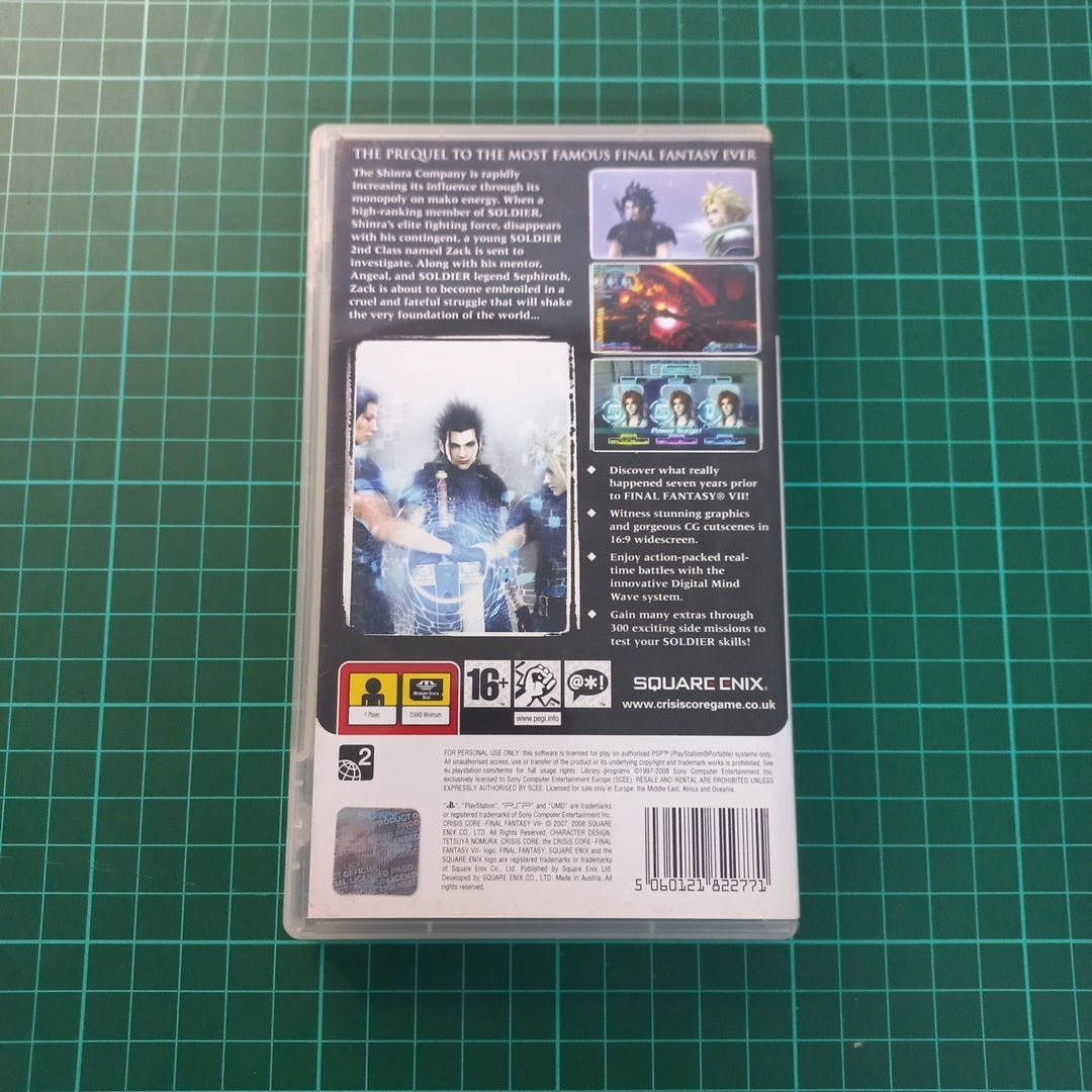 Crisis Core: Final Fantasy VII | PSP | Used Game - RetroguySA