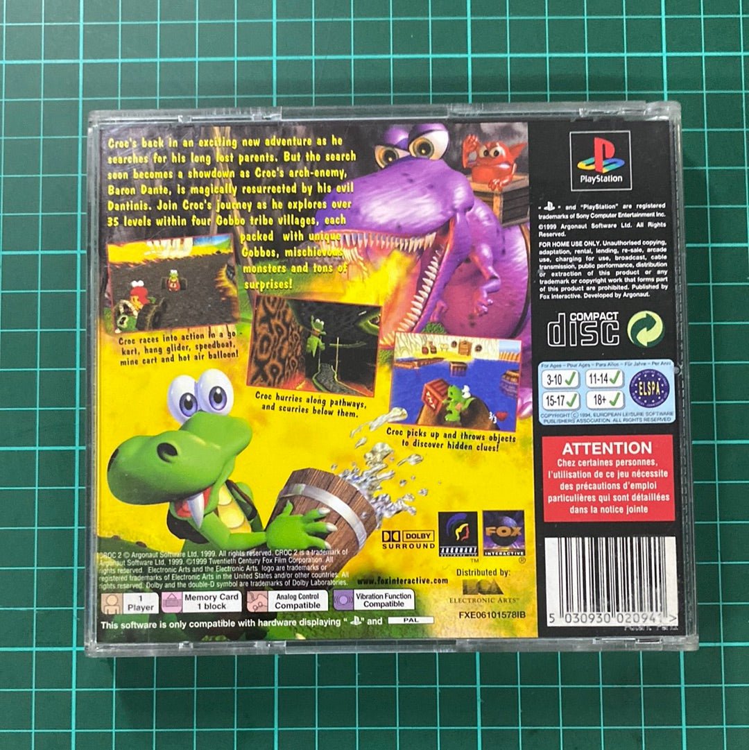 Croc 2 | Playstaton 1 | PS1 | Used Game - RetroguySA