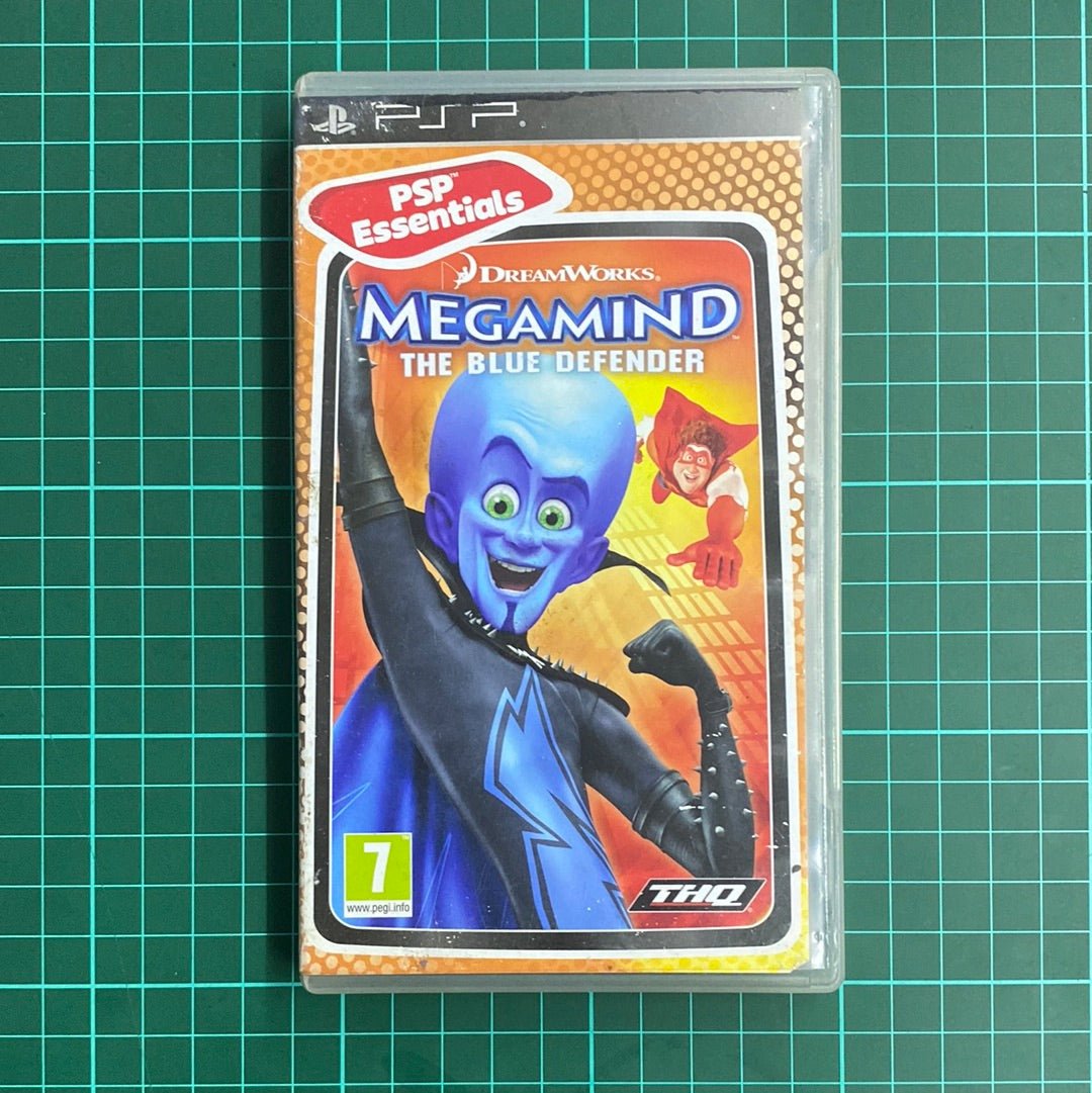 Dreamworks' MegaMind: The Blue Defender | PSP | PSP Essentials | Used Game - RetroguySA