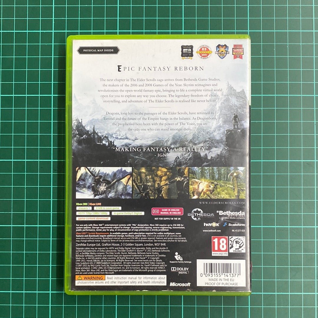 Elder Scrolls V: Skyrim | XBOX 360 | Used Game - RetroguySA