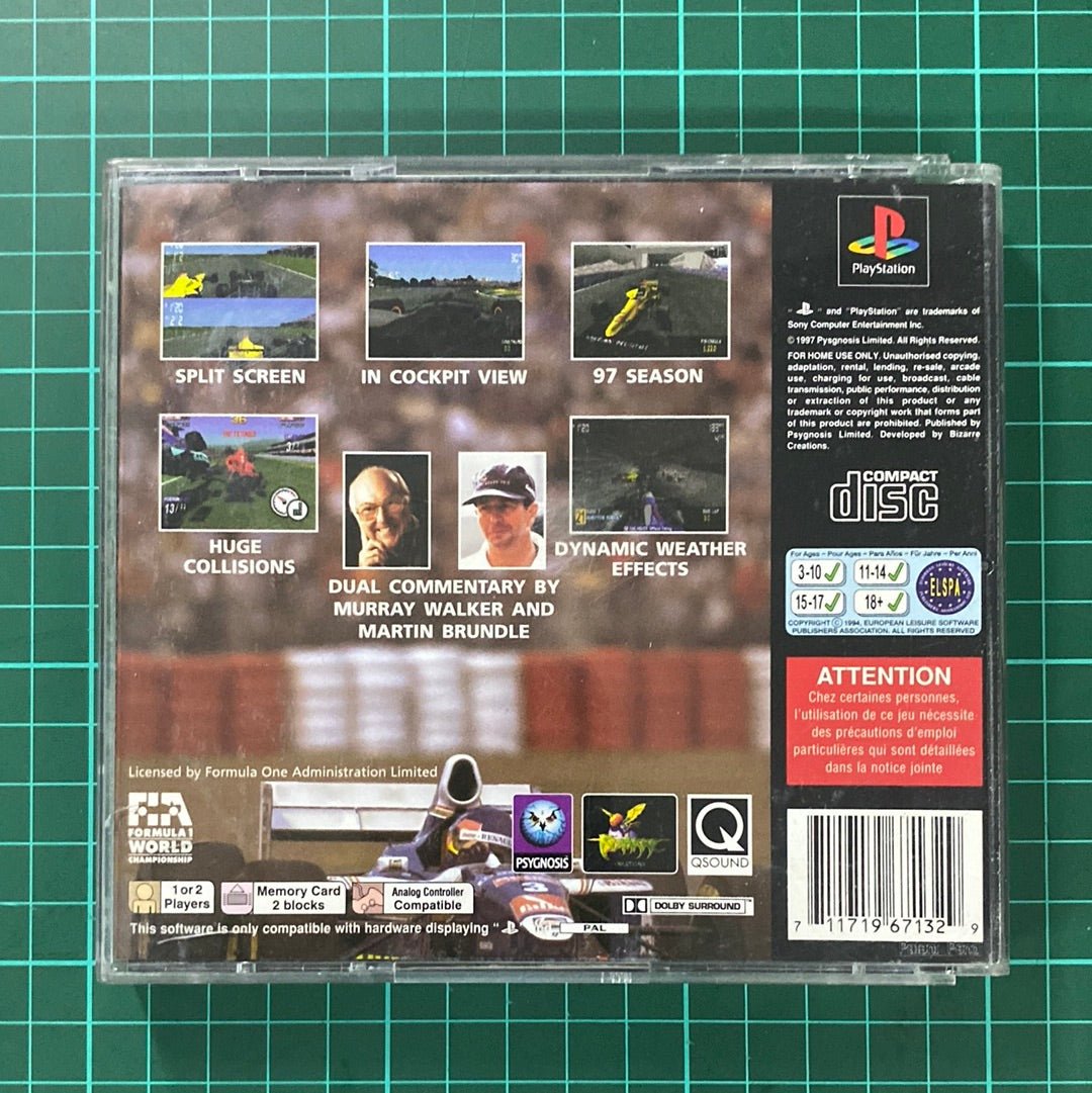 Formula 1 : '97 | PlayStation 1 | PS1 | Used Game - RetroguySA