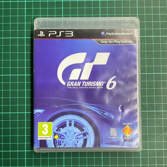 Gran Turismo 6 | PS3 | PlayStation 3 | Used Game | No Manual - RetroguySA